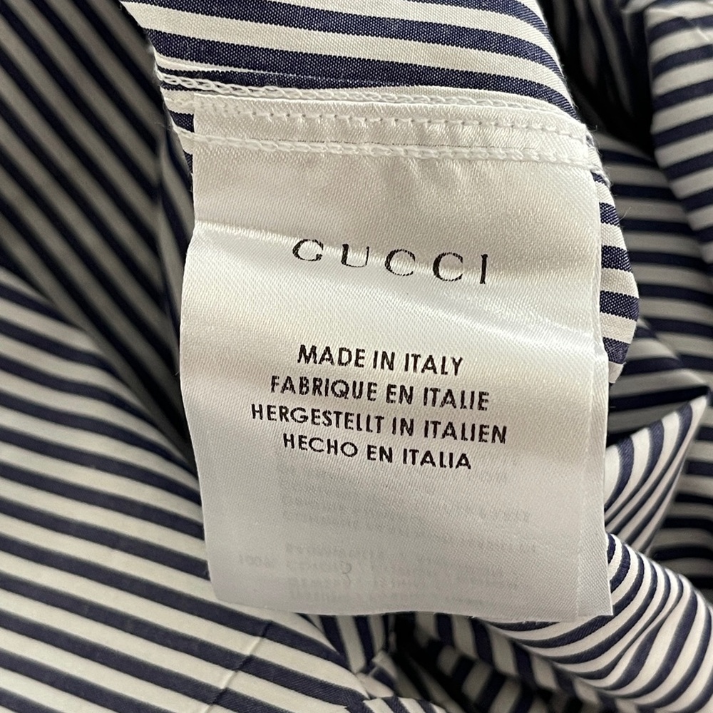 GUCCI RUNWAY STRIPED SHIRT - Picture 15 of 16